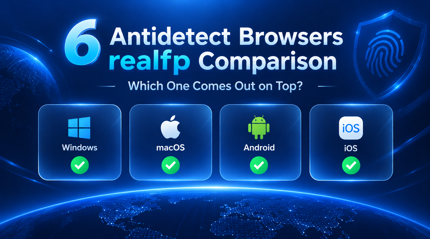 6 Antidetect Browsers realfp Comparison, Which One Comes Out on Top?
